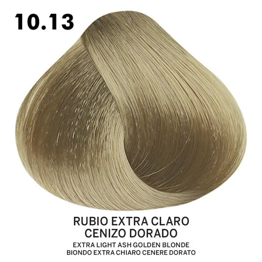 Tinte Belotti Color Plus 10.13 Rubio Extra Claro Cenizo Dorado 60 ml