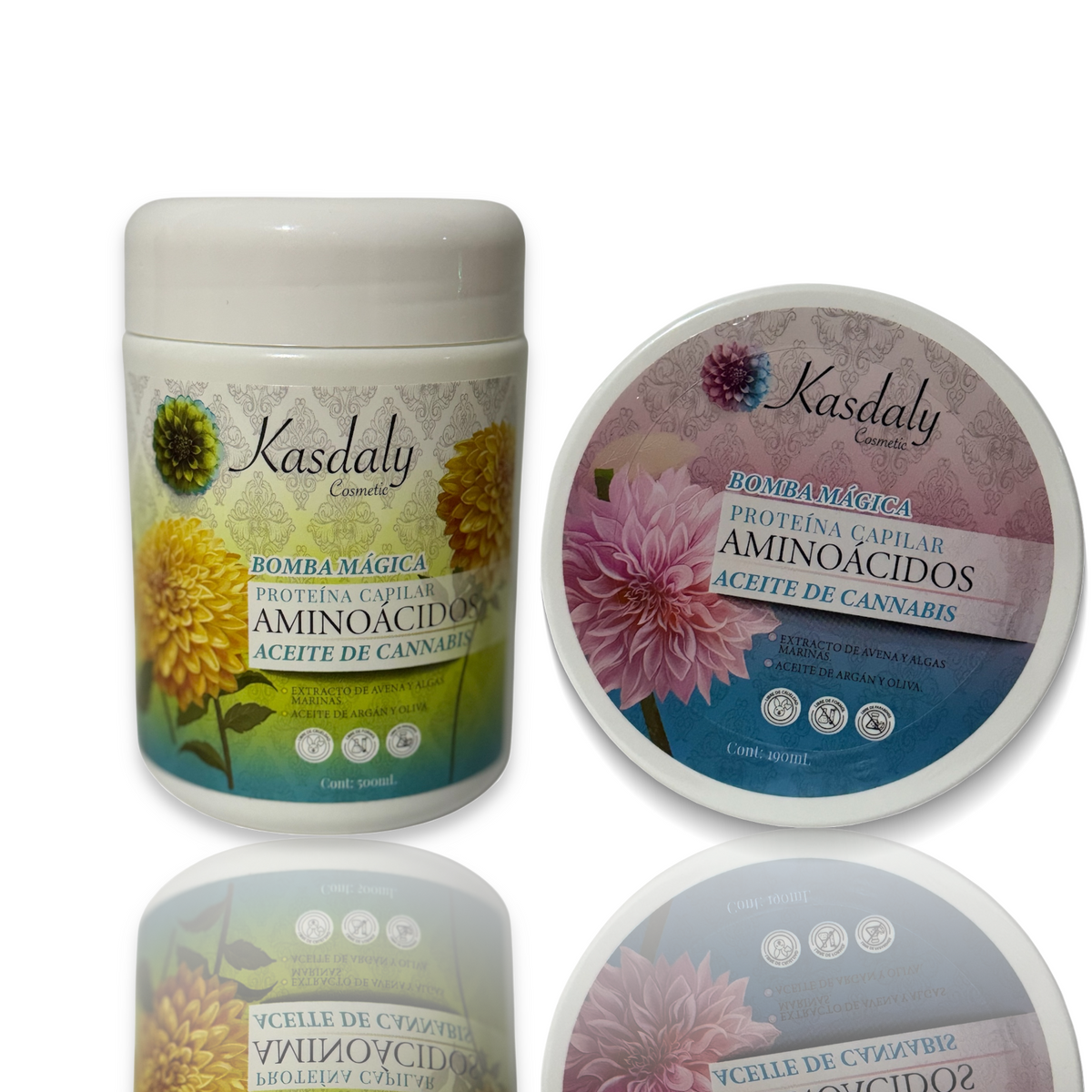 Bomba Mágica Proteína Capilar con Aminoácidos y Cannabis 500 g - Kasdaly