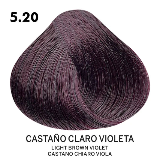 Tinte Belotti Color Plus 5.20 Castaño Claro Violeta 60 ml