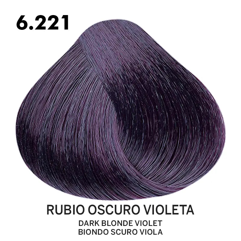 Tinte Belotti Color Plus 6.221 Rubio Oscuro Violeta 60 ml