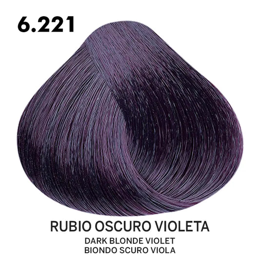 Tinte Belotti Color Plus 6.221 Rubio Oscuro Violeta 60 ml