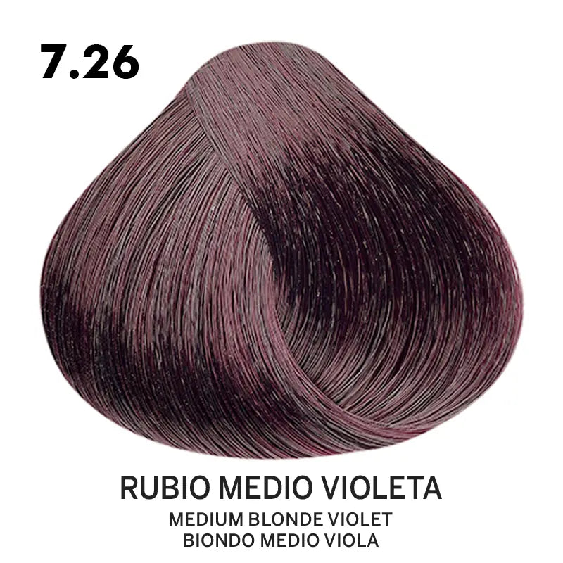 Tinte Belotti Color Plus 7.26 Rubio Medio Violeta 60 ml