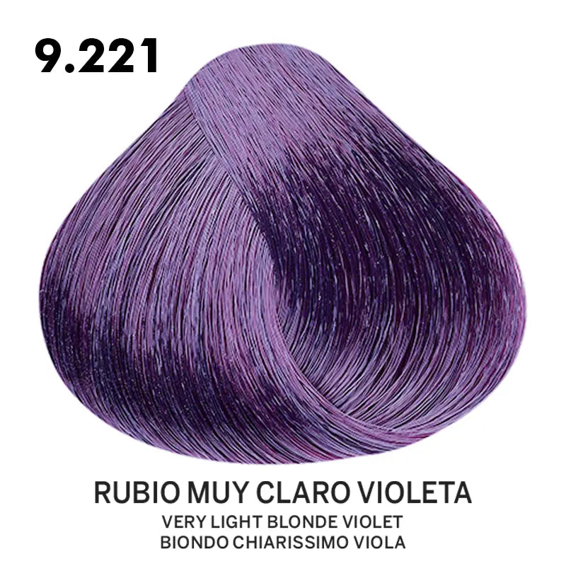Tinte Belotti Color Plus 9.221 Rubio Muy Claro Violeta 60 ml