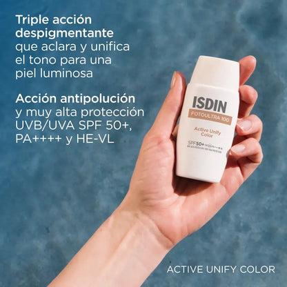 ISDIN Fotoultra 100 Active Unify Color SPF50+ X 50ML