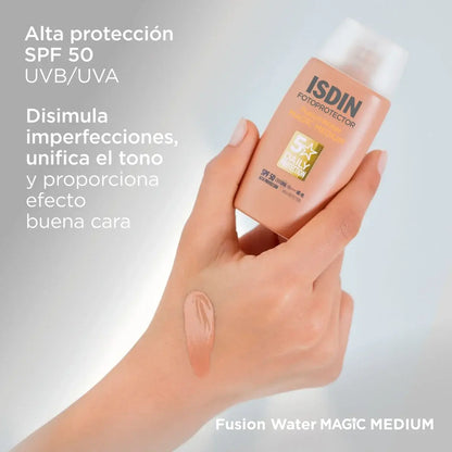Fotoprotector ISDIN Fusion Water Magic Medium SPF 50