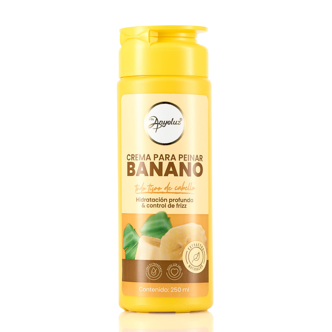 Anyeluz Crema para Peinar con Banano 250 ml