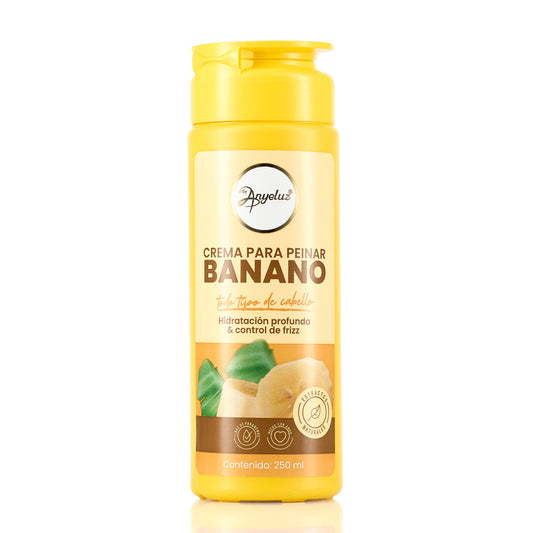 Anyeluz Crema para Peinar con Banano 250 ml