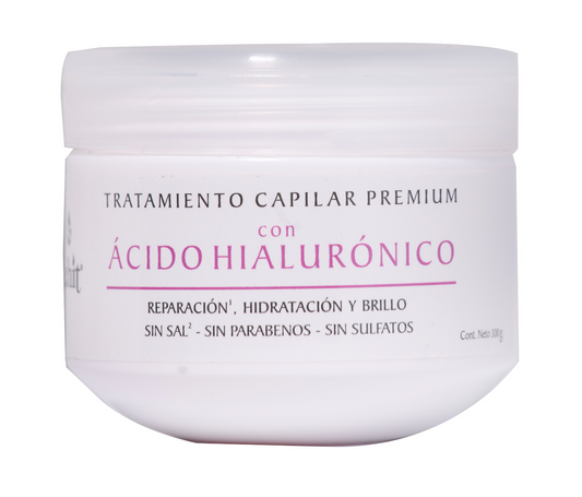 Tratamiento Capilar Premium Ácido Hialurónico Lehit x 300 g