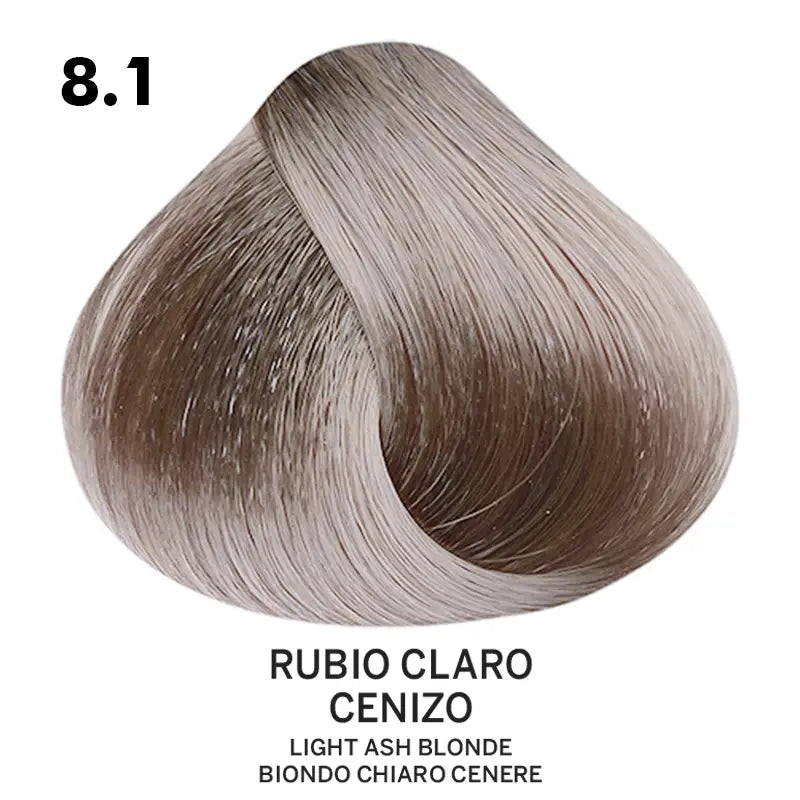 Tinte Belotti Color Plus 8.1 Rubio Claro Cenizo 60 ml