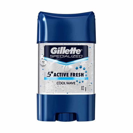 Desodorante Gillette Active Fresh Cool Wave Gel Hombre 82 g