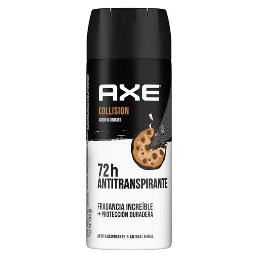 Desodorante AXE Collision Leather + Cookies Aerosol Hombre 150 ml