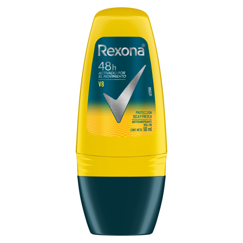 Desodorante Rexona V8 Roll-on Hombre 50 ml
