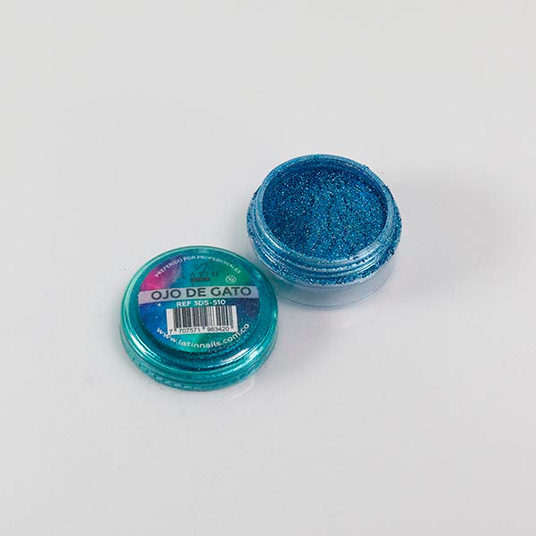 Polvo Efecto Ojo de Gato 3D Latin Nails Tono 510