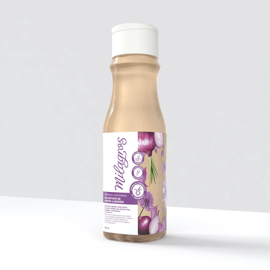 Shampoo Crecimiento Con Extracto de Cebolla y Péptidos - Milagros
