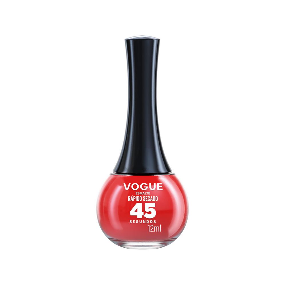 Esmalte Vogue Rápido Secado 45 Segundos Rojo Antojo