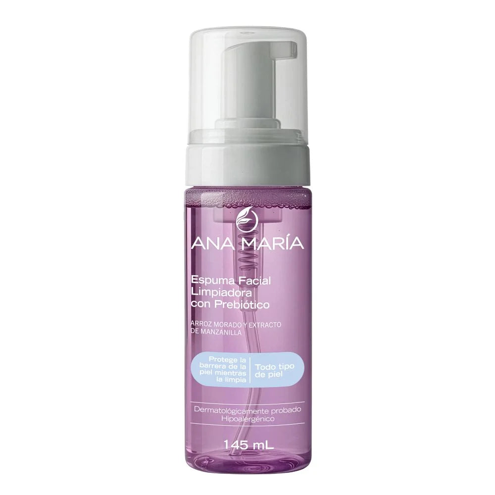 Espuma Facial Limpiadora con Prebiótico Ana María 145 mL