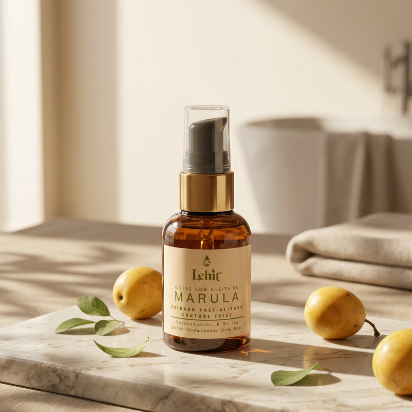 Gotas Capilares con Aceite de Marula Lehit Cuidado Post Alisado x 50 ml