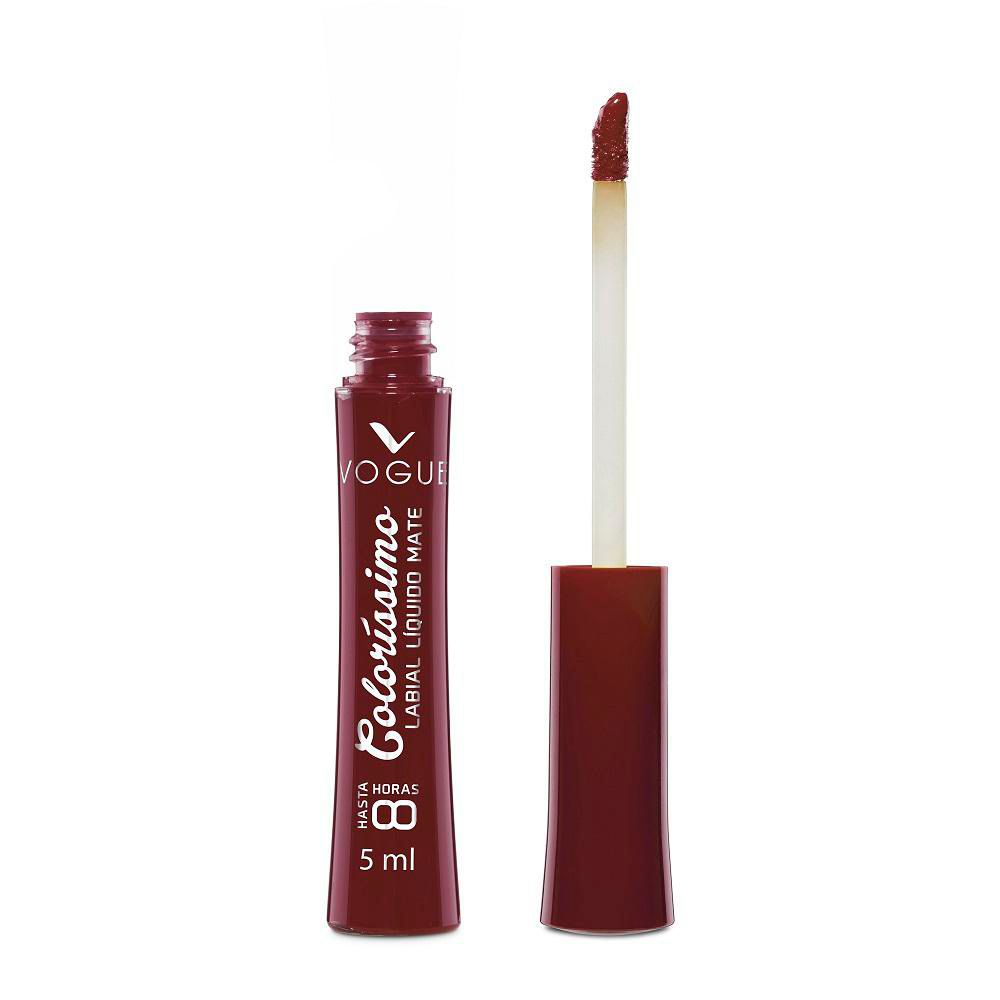 Labial Líquido Colorissimo Mate Vogue Granate