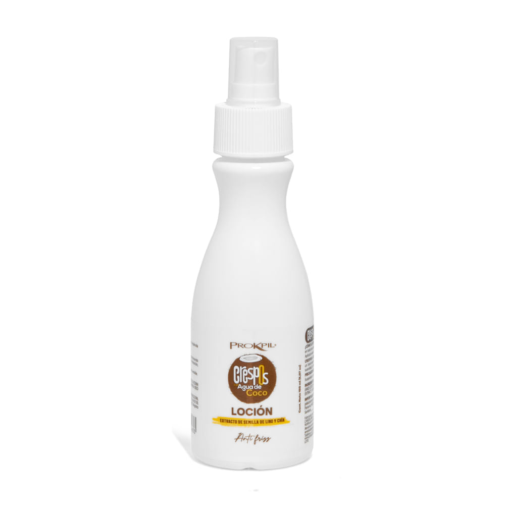 Loción Hidratante Anti-Frizz Crespos con Agua de Coco 150 ml - Prokpil