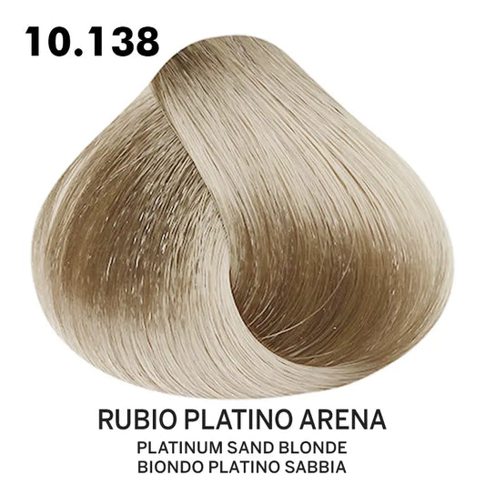 Tinte Belotti Color Plus 10.138 Rubio Platino Arena 60 ml