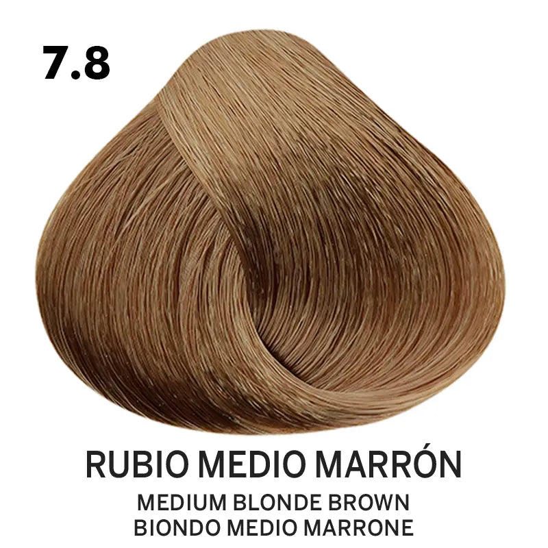 Tinte Belotti Color Plus 7.8 Rubio Medio Marrón 60 ml