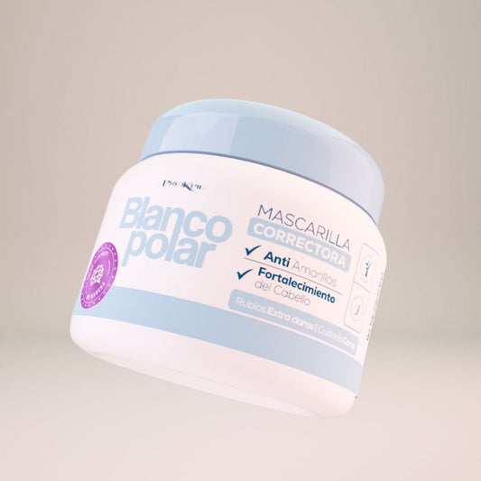 Mascarilla Correctora Matizante Blanco Polar 350 g - Prokpil