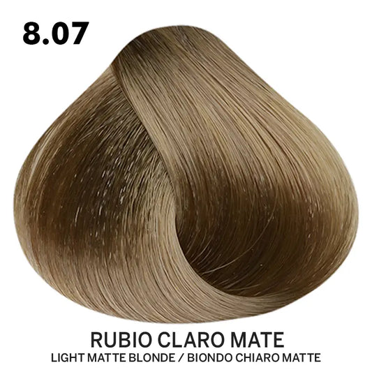 Tinte Belotti Color Plus 8.07 Rubio Claro Mate 60 ml