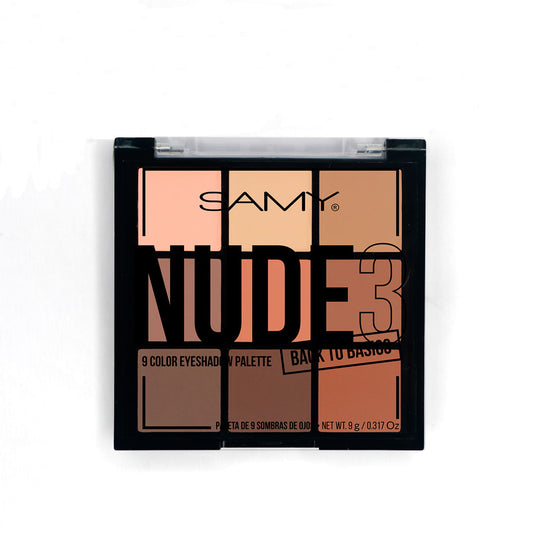 Paleta de 9 Sombras de Ojos Samy #19 Nude 3