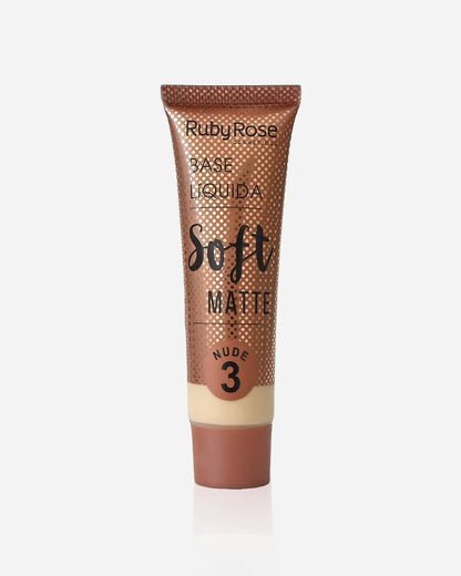 Base Líquida Ruby Rose Soft Matte Nude 3