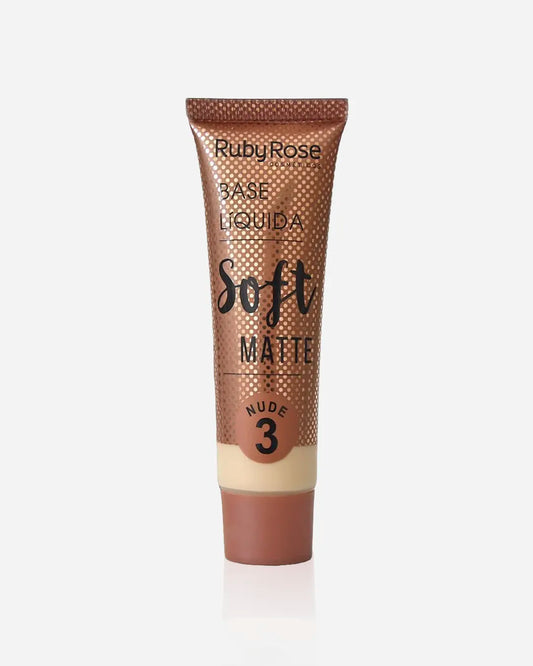 Base Líquida Ruby Rose Soft Matte Nude 3