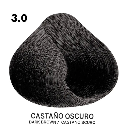 Tinte Belotti Color Plus 3.0 Castaño Oscuro 60 ml