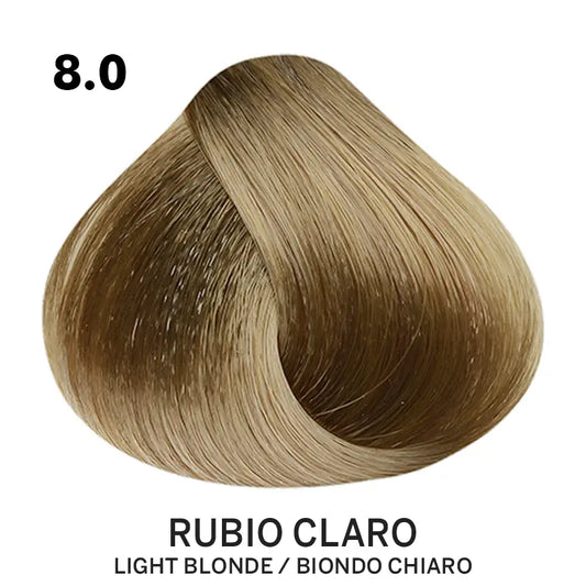 Tinte Belotti Color Plus 8.0 Rubio Claro 60 ml