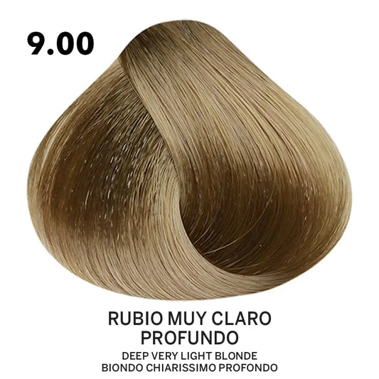 Tinte Belotti Color Plus 9.00 Rubio Muy Claro Profundo 60 ml