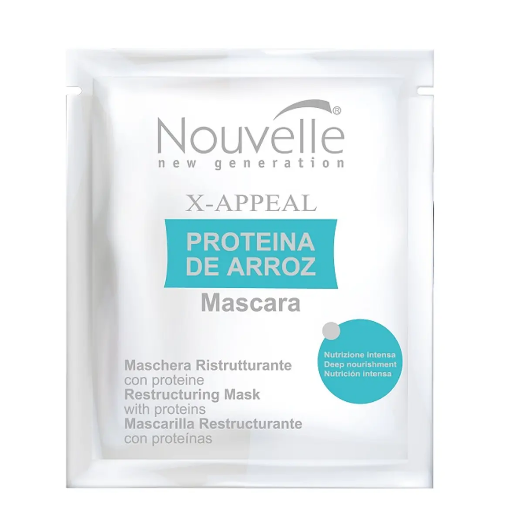 Mascarilla Reestructurante Nouvelle X-Appeal Proteína de Arroz Sachet 50 ml