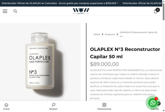 OLAPLEX N°3 Reconstructor Capilar 50 ml