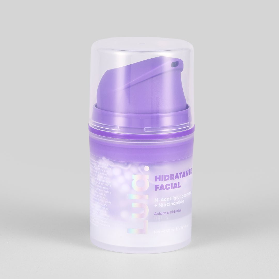 Hidratante Facial con Perlas Niacinamida + N-Acetilglucosamina 50 ml - Lula
