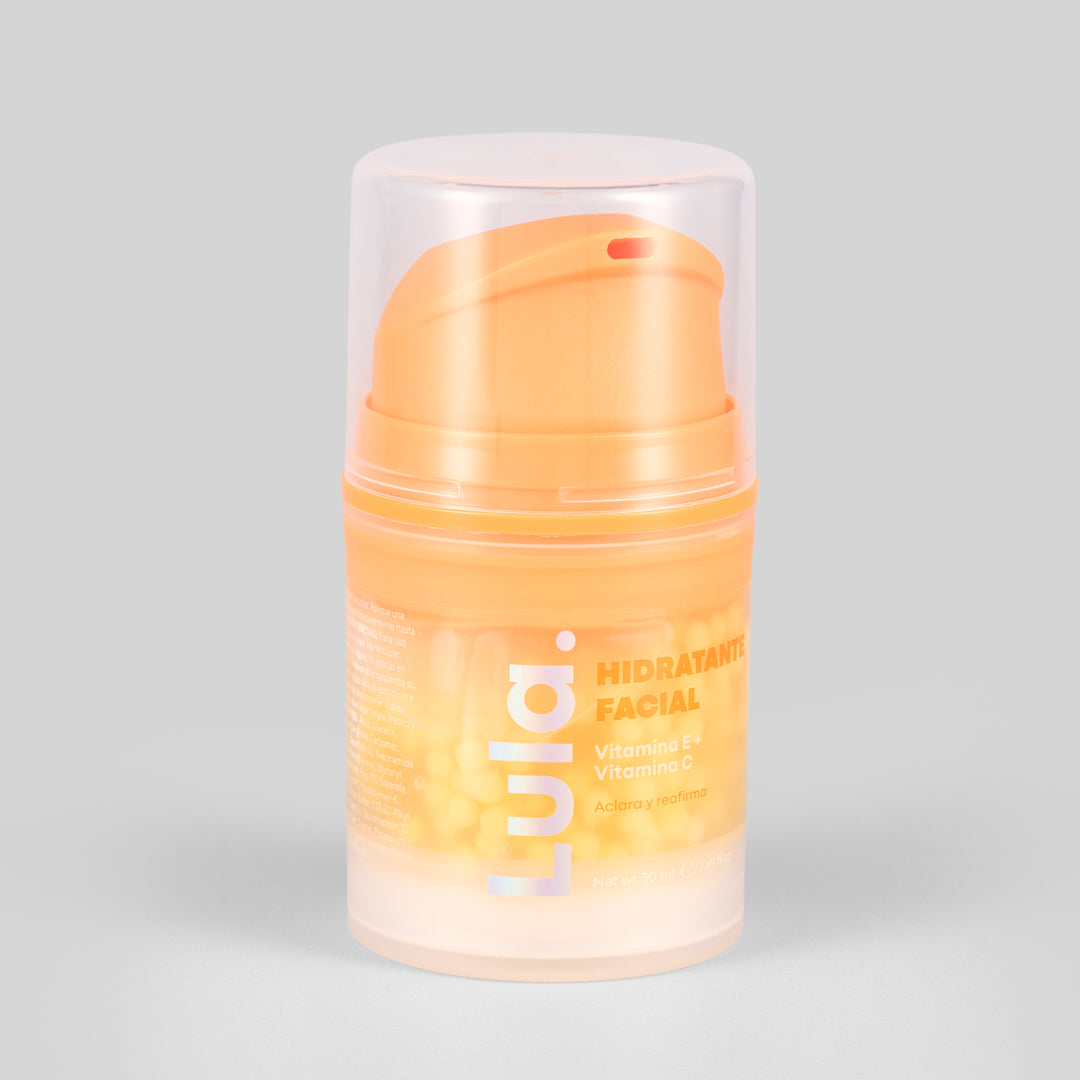 Hidratante Facial con Perlas Vitamina C + Vitamina E 50 ml - Lula
