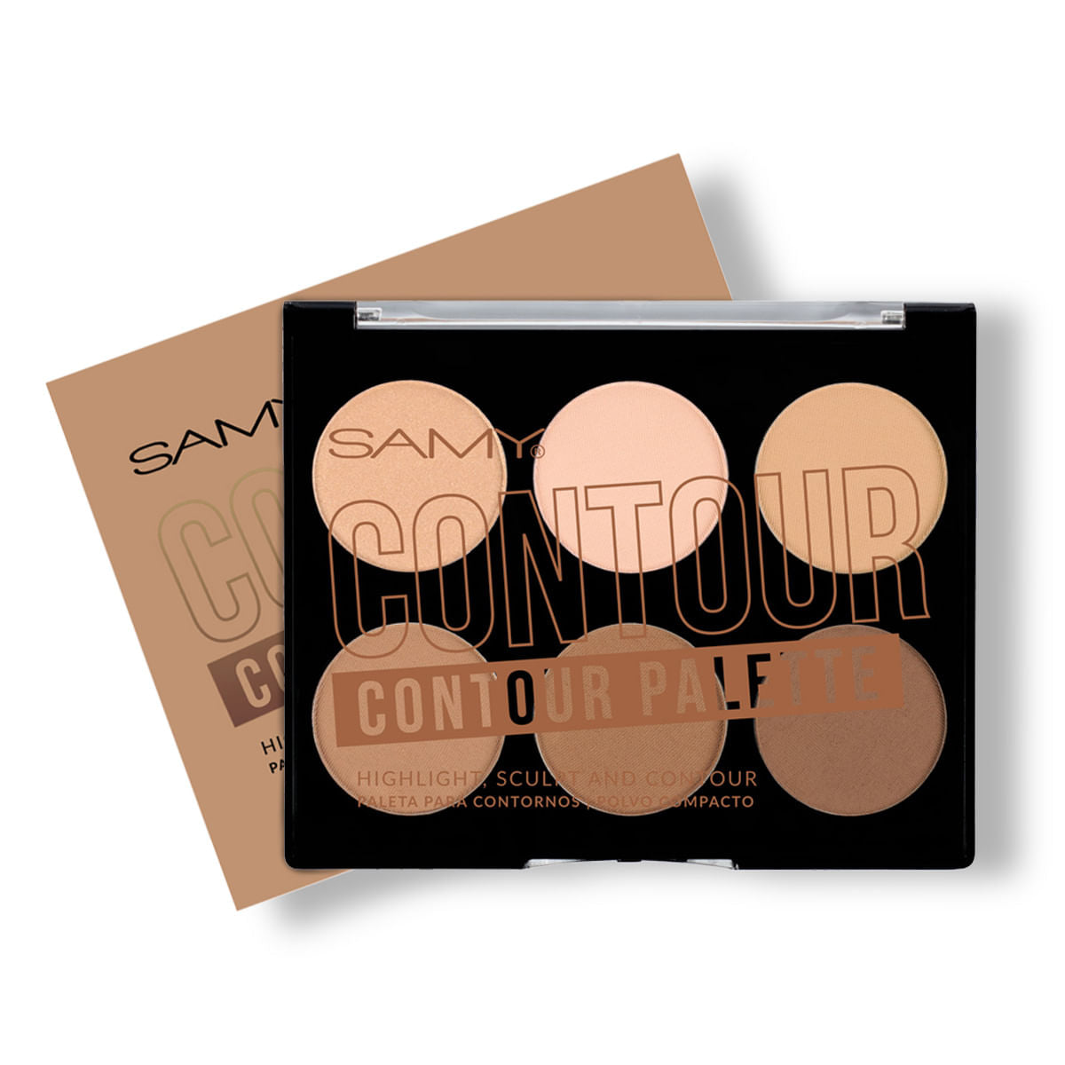 Paleta para Contornos Compacta Samy x 6 Tonos