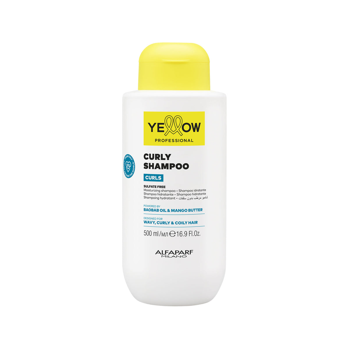 Shampoo Yellow Curls para Rizos 500 ml