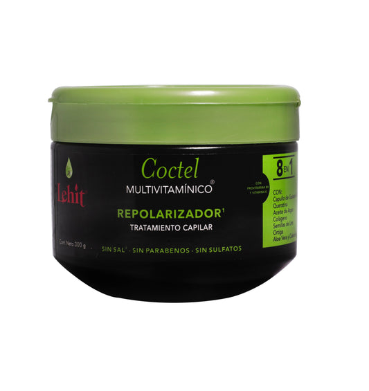 Tratamiento Cóctel Multivitamínico Repolarizador 8 en 1 Lehit x 300 g