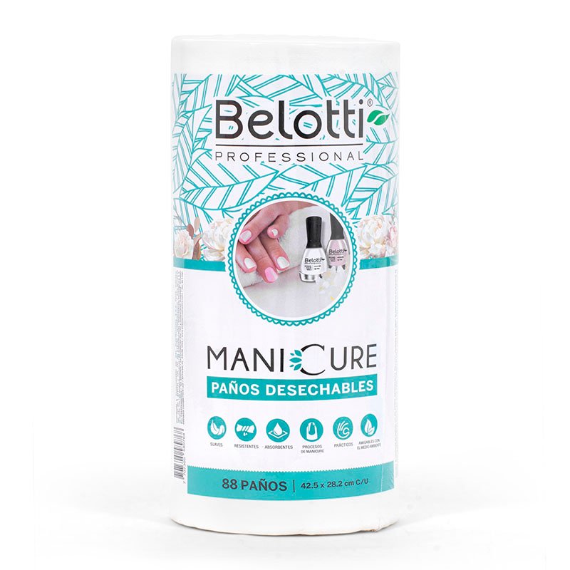 Paños Desechables Manicure Belotti x 88