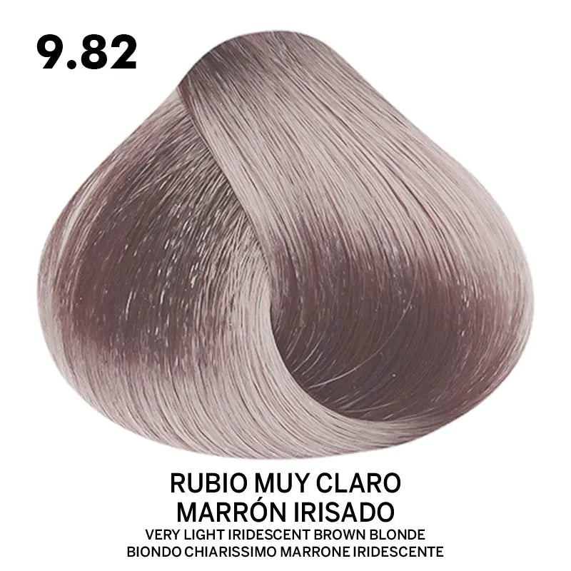 Tinte Belotti Color Plus 9.82 Rubio Muy Claro Marrón Irisado 60 ml