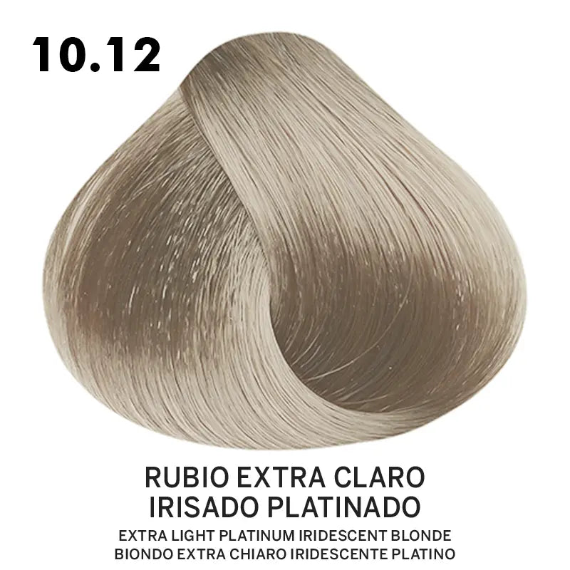 Tinte Belotti Color Plus 10.12 Rubio Extra Claro Irisado Platinado 60 ml