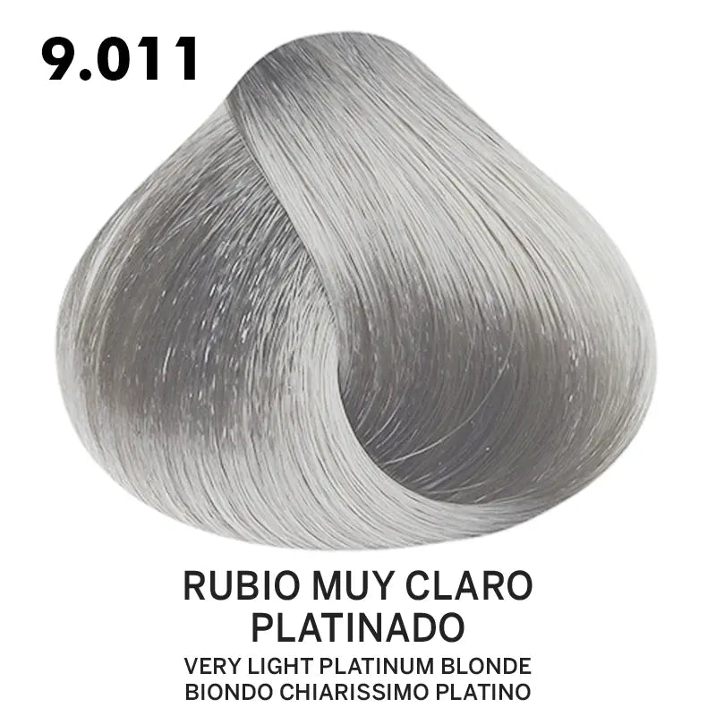 Tinte Belotti Color Plus 9.011 Rubio Muy Claro Platinado 60 ml