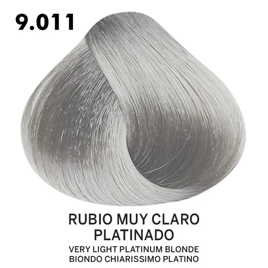 Tinte Belotti Color Plus 9.011 Rubio Muy Claro Platinado 60 ml