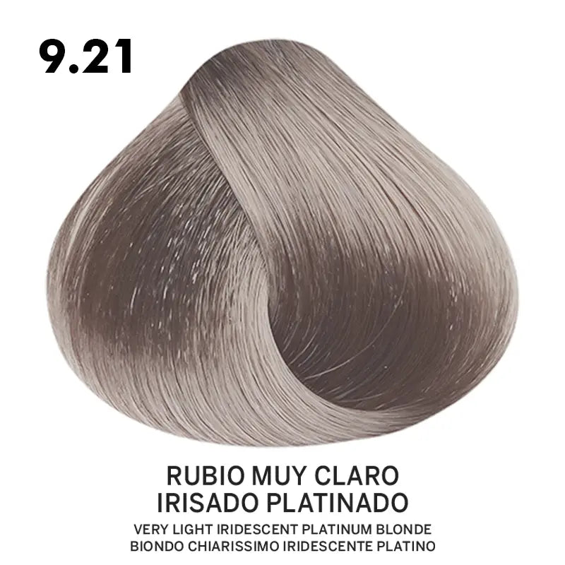 Tinte Belotti Color Plus 9.21 Rubio Muy Claro Irisado Platinado 60 ml