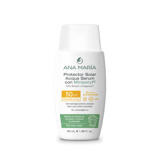 Protector Solar Acqua Sérum con Miniporyl Ana María 50 mL