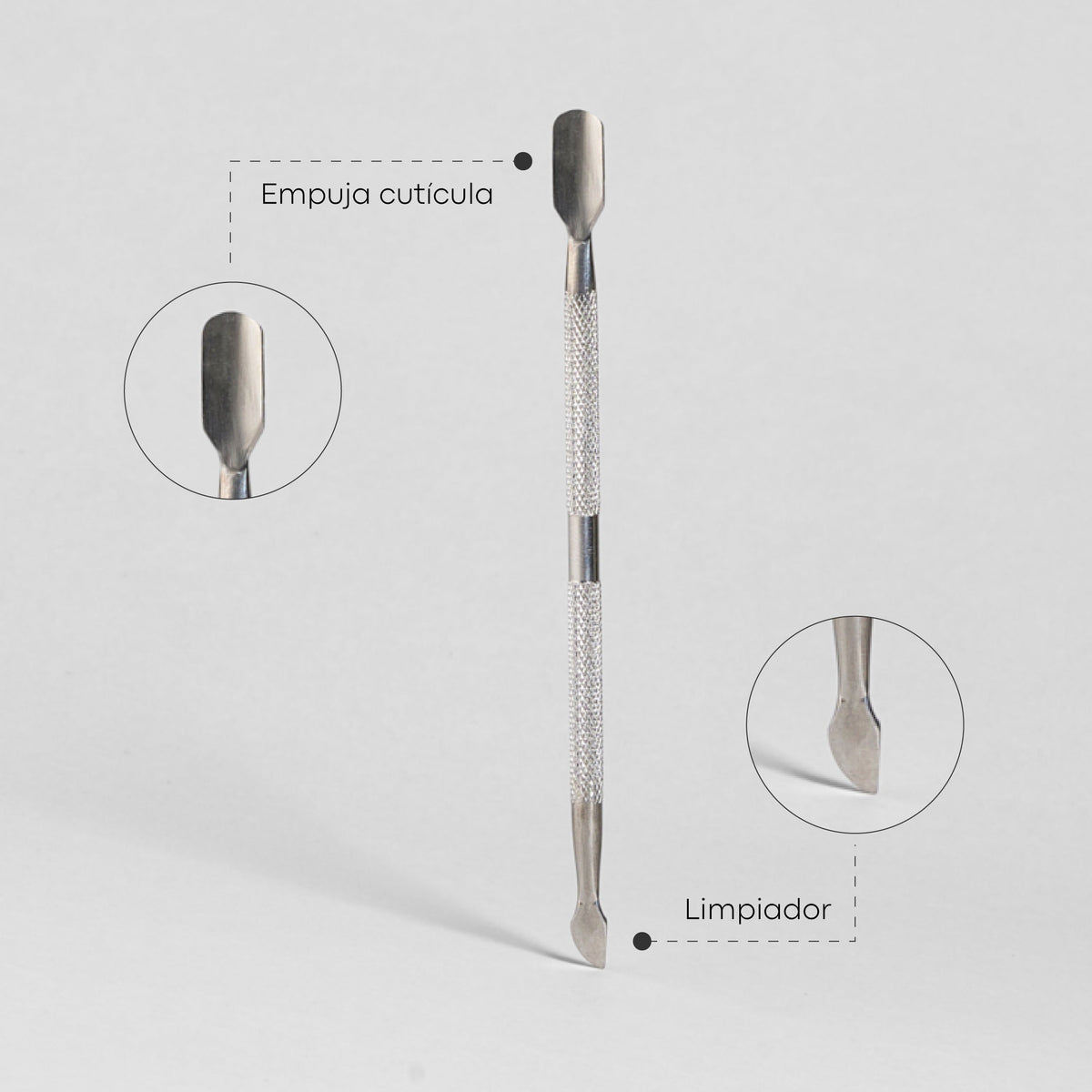 Pusher Metálico para Cutícula DK763 - Lula