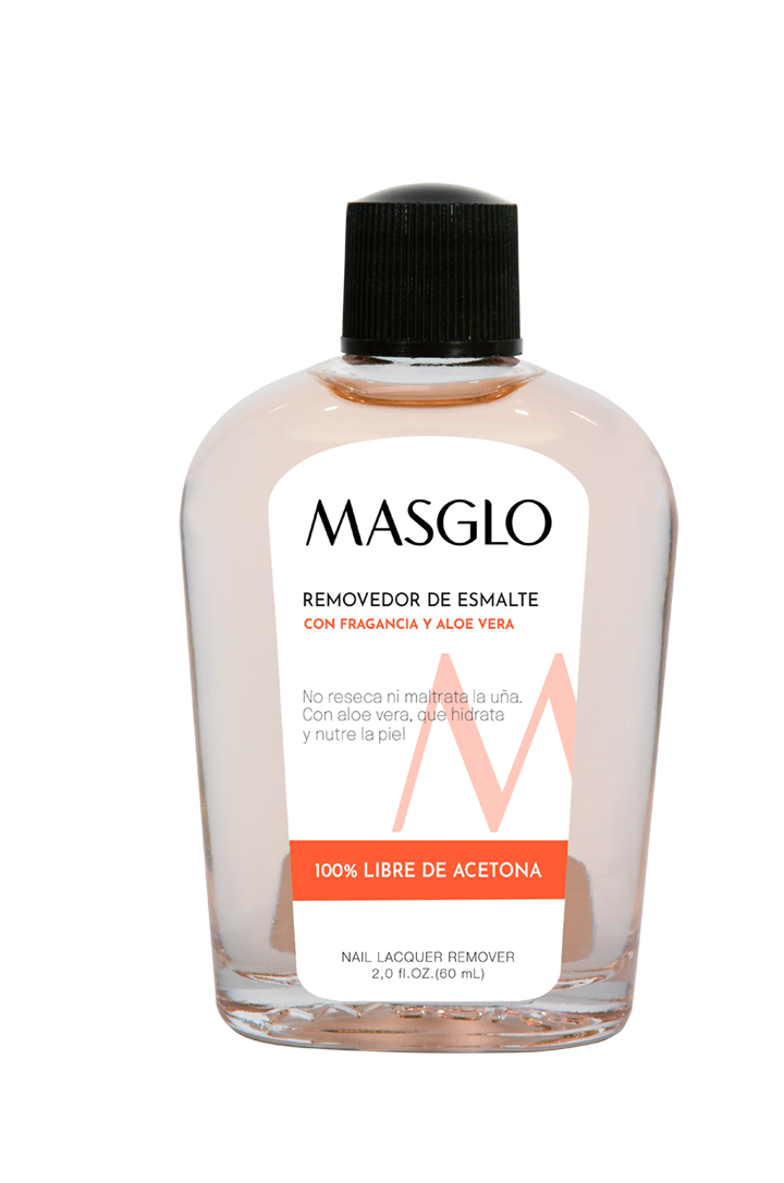 Removedor de Esmalte Masglo con Aloe Vera 60 ml