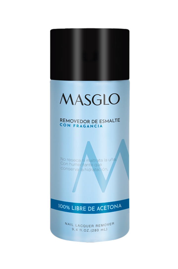 Removedor de Esmalte Masglo Azul con Fragancia 280 ml
